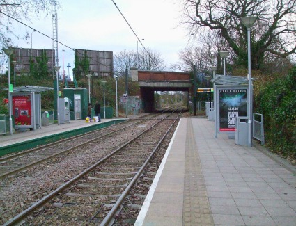 Morden Road Tram Station, London
